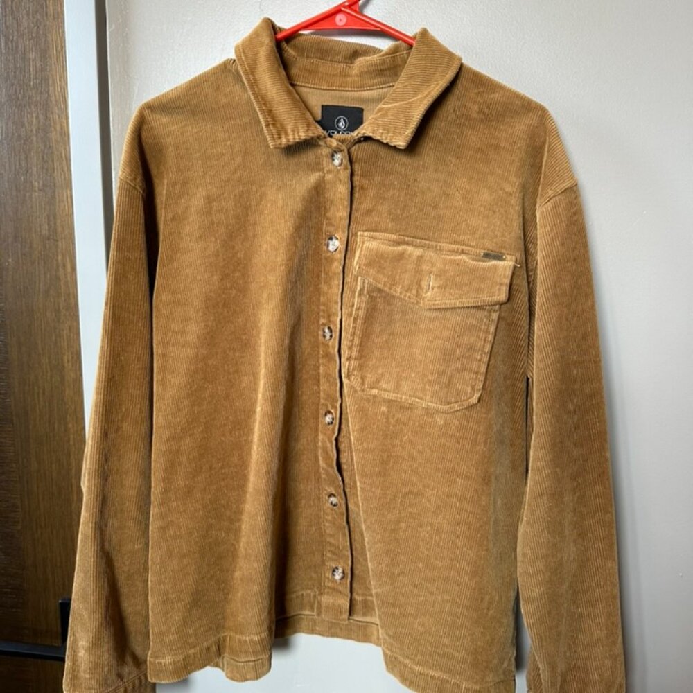 Volcom Women's Cord Button Up Top - image 3